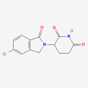 molecular formula C13H11BrN2O3 B6230816 (3S)Lenalidomide-5-Br CAS No. 1010100-26-1