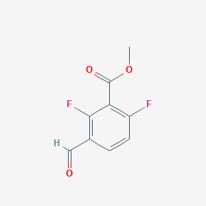 molecular formula C9H6F2O3 B6231621 Methyl 2,6-Difluoro-5-formylbenzoate CAS No. 1993479-30-3