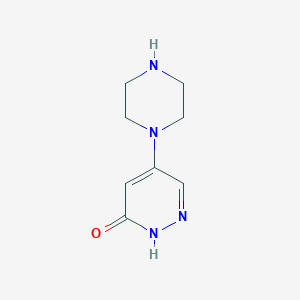 5-(Piperazin-1-yl)pyridazin-3(2H)-one