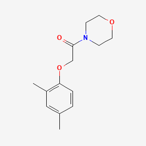 molecular formula C14H19NO3 B6232051 Morpholine, 4-((2,4-dimethylphenoxy)acetyl)- CAS No. 148183-90-8