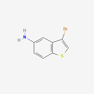 molecular formula C8H6BrNS B6234144 3-Bromobenzo[B]thiophen-5-amine CAS No. 98434-36-7
