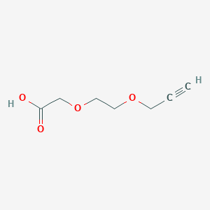 molecular formula C7H10O4 B6234869 Propynyl-PEG1-Ac CAS No. 944561-45-9