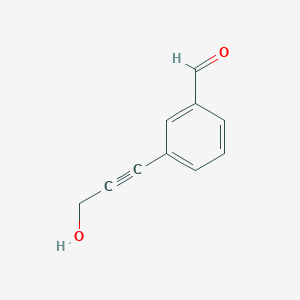 3-(3-Hydroxyprop-1-ynyl)benzaldehyde