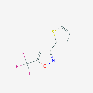 3-(Thiophen-2-yl)-5-(trifluoromethyl)isoxazole