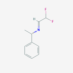 (S)-N-(2,2-Difluoroethylidene)-1-phenylethylamine