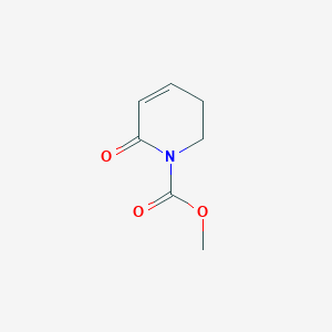 molecular formula C7H9NO3 B062359 Methyl 2-oxo-5,6-dihydropyridine-1(2H)-carboxylate CAS No. 190079-66-4