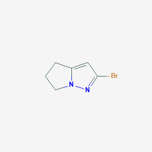 molecular formula C6H7BrN2 B6235985 2-bromo-5,6-dihydro-4H-pyrrolo[1,2-b]pyrazole CAS No. 1621526-58-6