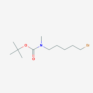 molecular formula C11H22BrNO2 B6236640 TERT-BUTYL (5-BROMOPENTYL)(METHYL)CARBAMATE CAS No. 1694011-13-6