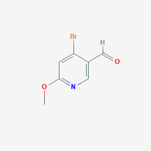 molecular formula C7H6BrNO2 B6236752 4-Bromo-6-methoxynicotinaldehyde CAS No. 1060806-57-6