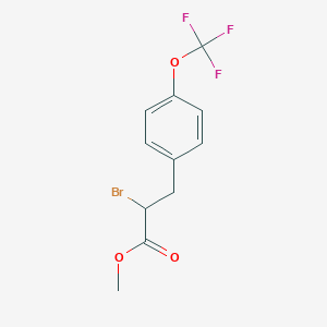 Methyl 2-bromo-3-(4-(trifluoromethoxy)phenyl)propanoate