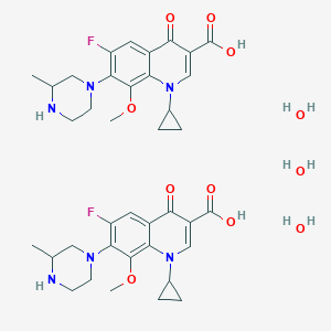molecular formula C38H50F2N6O11 B062382 Gatifloxacin CAS No. 180200-66-2
