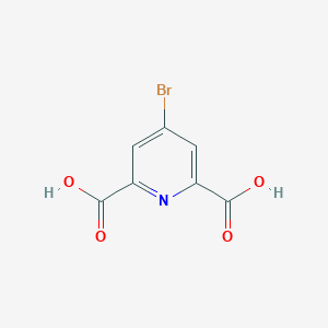 molecular formula C7H4BrNO4 B062387 4-Bromopyridine-2,6-dicarboxylic acid CAS No. 162102-81-0