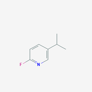 molecular formula C8H10FN B6240266 2-Fluoro-5-isopropylpyridine CAS No. 1108725-56-9