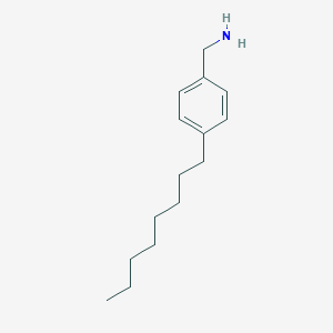molecular formula C15H25N B062409 4-辛基苄胺 CAS No. 176956-02-8