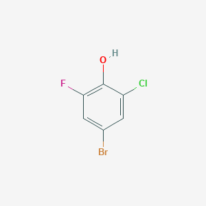 molecular formula C6H3BrClFO B062433 4-Bromo-2-chloro-6-fluorophenol CAS No. 161045-79-0