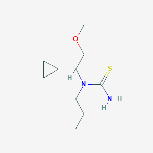 molecular formula C10H20N2OS B062444 N-(1-Cyclopropyl-2-methoxyethyl)-N-propylthiourea CAS No. 166526-01-8