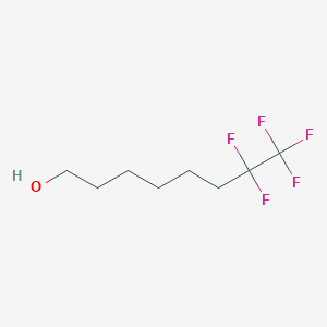 molecular formula C8H13F5O B062451 7,7,8,8,8-Pentafluorooctan-1-ol CAS No. 161981-34-6