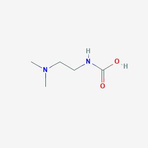 molecular formula C5H12N2O2 B062474 2-(Dimethylamino)ethylcarbamic acid CAS No. 167997-28-6