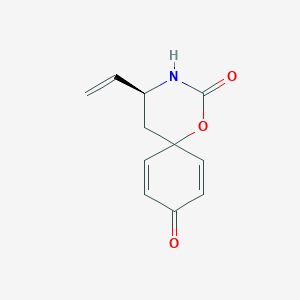 (4S)-4-ethenyl-1-oxa-3-azaspiro[5.5]undeca-7,10-diene-2,9-dione