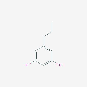 molecular formula C9H10F2 B062478 1,3-Difluoro-5-propylbenzene CAS No. 183245-00-3