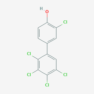 molecular formula C12H5Cl5O B062504 2',3,3',4',5'-Pentachloro-4-biphenylol CAS No. 192190-09-3
