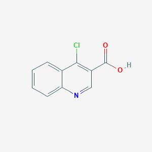 molecular formula C10H6ClNO2 B062505 4-Chloroquinoline-3-carboxylic acid CAS No. 179024-66-9