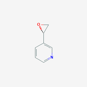 molecular formula C7H7NO B062522 (S)-3-Oxiranyl-pyridine CAS No. 174060-40-3