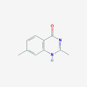 molecular formula C10H10N2O B062537 2,7-Dimethylquinazolin-4(1H)-one CAS No. 194473-09-1