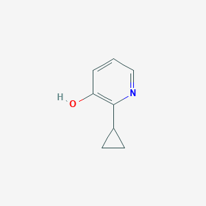 molecular formula C8H9NO B062541 2-Cyclopropylpyridin-3-ol CAS No. 188669-90-1