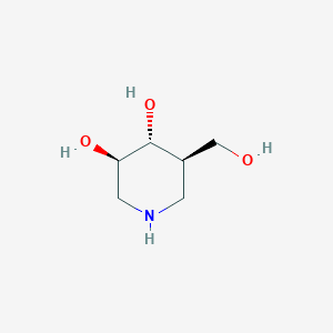molecular formula C6H13NO3 B062552 Afegostat CAS No. 169105-89-9