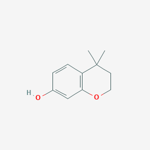 molecular formula C11H14O2 B6255248 4,4-Dimethylchroman-7-ol CAS No. 111580-06-4
