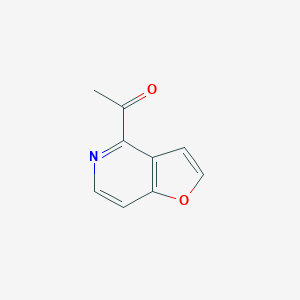 molecular formula C9H7NO2 B062566 4-Acetylfuro[3,2-c]pyridine CAS No. 193750-71-9