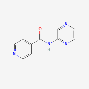 molecular formula C10H8N4O B6257897 N-(pyrazin-2-yl)pyridine-4-carboxamide CAS No. 93906-19-5