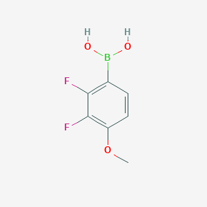 molecular formula C7H7BF2O3 B062603 2,3-Difluoro-4-methoxyphenylboronic acid CAS No. 170981-41-6