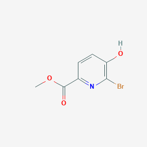 molecular formula C7H6BrNO3 B062606 6-溴-5-羟基-2-吡啶甲酸甲酯 CAS No. 170235-19-5