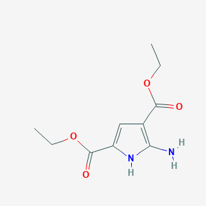 molecular formula C10H14N2O4 B062624 Diethyl 2-Amino-3,5-pyrroledicarboxylate CAS No. 187724-98-7