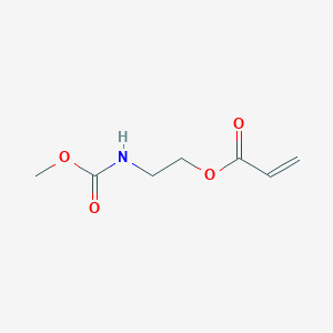 molecular formula C7H11NO4 B062626 2-(Methoxycarbonylamino)ethyl prop-2-enoate CAS No. 161928-18-3