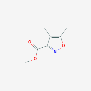 molecular formula C7H9NO3 B062642 Methyl 4,5-dimethylisoxazole-3-carboxylate CAS No. 160850-61-3