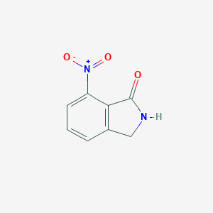 molecular formula C8H6N2O3 B062677 7-Nitroisoindolin-1-one CAS No. 169044-97-7