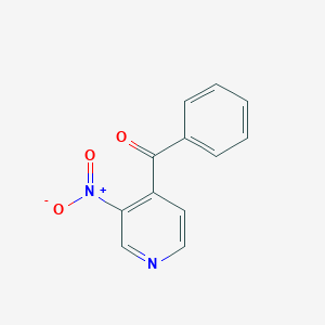 molecular formula C12H8N2O3 B062680 4-Benzoyl-3-nitropyridine CAS No. 164219-72-1