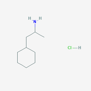 B6271809 1-cyclohexylpropan-2-amine hydrochloride CAS No. 5471-54-5