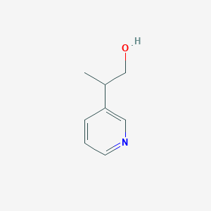 molecular formula C8H11NO B062732 2-(pyridin-3-yl)propan-1-ol CAS No. 191351-66-3