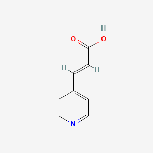 molecular formula C8H7NO2 B6273749 3-(4-Pyridyl)acrylic acid CAS No. 84228-93-3