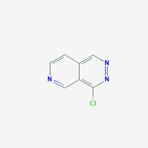 molecular formula C7H4ClN3 B062802 4-Chloropyrido[3,4-d]pyridazine CAS No. 162022-93-7