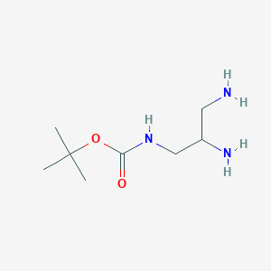 molecular formula C8H19N3O2 B062803 Tert-butyl N-(2,3-diaminopropyl)carbamate CAS No. 163133-92-4