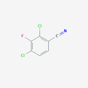 molecular formula C7H2Cl2FN B062818 2,4-Dichloro-3-fluorobenzonitrile CAS No. 161612-68-6