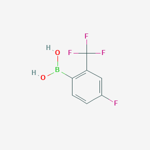 (4-Fluoro-2-(trifluoromethyl)phenyl)boronic acid