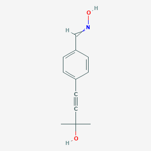 4-(3-Hydroxy-3-methylbut-1-ynyl)benzaldehyde oxime