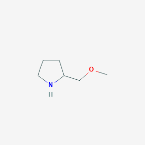 molecular formula C6H13NO B6282716 2-(methoxymethyl)pyrrolidine CAS No. 76946-27-5
