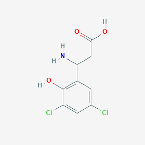 3-Amino-3-(3,5-dichloro-2-hydroxyphenyl)propanoic acid